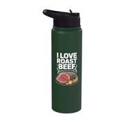 J'adore le rosbif BBQ Pitmaster Carnivore Kitchen Stainless Steel Insulated Water Bottle
