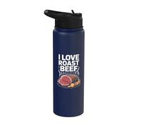 J'adore le rosbif BBQ Pitmaster Carnivore Kitchen Stainless Steel Insulated Water Bottle