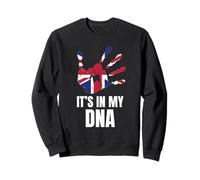 J'adore Le Royaume-Uni, la Brit Pride, C'est dans Mon ADN, la Famille Britannique Sweatshirt