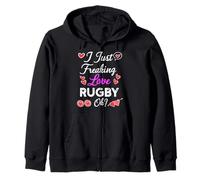 J'adore Le Rugby Sweat à Capuche