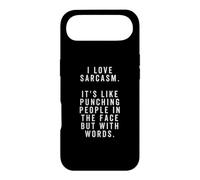 J'adore Le Sarcasme, C'est comme Frapper Les Gens au Visage Coque pour iPhone Air