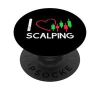 J'adore Le Scalping - Crypto Scalper Futures Trader PopSockets PopGrip Adhésif