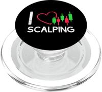 J'adore Le Scalping - Crypto Scalper Futures Trader PopSockets PopGrip pour MagSafe