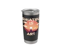 J'ADORE LE SHIATSU Gobelet isotherme en acier inoxydable double paroi