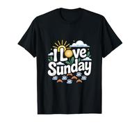 J'adore Le Soleil du Dimanche Matin T-Shirt Graphique avec Valeur