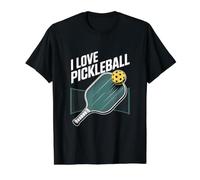 J'adore Le Sport Pickleball et Le Plaisir de pagayer T-Shirt Graphique avec Valeur