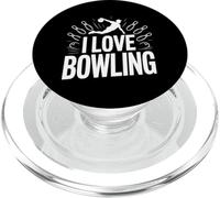 J'adore Le Sport pour Les Amateurs de Bowling PopSockets PopGrip pour MagSafe