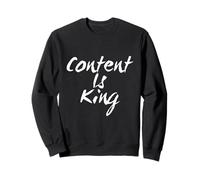 J'adore le succès en marketing, ce qui signifie que le contenu est roi Sweatshirt