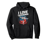 J'adore le taekwondo Enthusiast Pride Sweat à Capuche