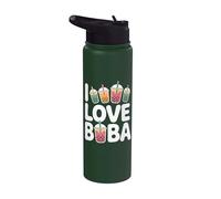 J'adore le thé à bulles Boba Passion Express Stainless Steel Insulated Water Bottle