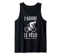 J'adore Le Vélo Éléctrique - Humour Cadeau Cycliste Débardeur