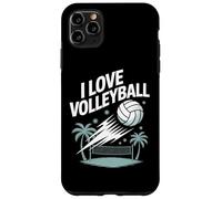J'adore le volley-ball, fun, Beach Spirit Coque pour iPhone 11 Pro Max