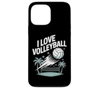 J'adore le volley-ball, fun, Beach Spirit Coque pour iPhone 13 Pro Max