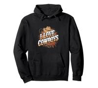 J'adore le western drôle des cowboys Sweat à Capuche