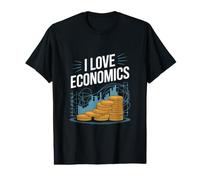 J'adore l'économie, la Passion pour Le Savoir T-Shirt Graphique avec Valeur