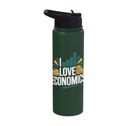 J'adore l'économie, passionné de finance et de patrimoine Stainless Steel Insulated Water Bottle