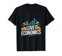 J'adore l'économie, passionné de Finance et de Patrimoine T-Shirt Graphique avec Valeur