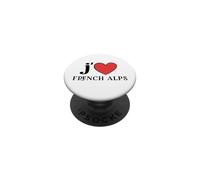 J'adore Les Alpes françaises PopSockets PopGrip Adhésif