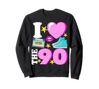 J'adore Les années 90, Retro Funny Throwback Party 90 Sweatshirt