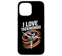J'adore les arts martiaux pour les amateurs de taekwondo Coque pour iPhone 13 Pro Max