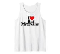 J'adore Les Bat-MITZVAHS en Forme DE CŒUR Débardeur