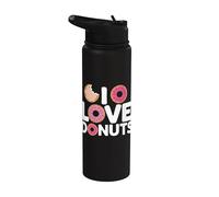 J'adore les beignets Stainless Steel Insulated Water Bottle