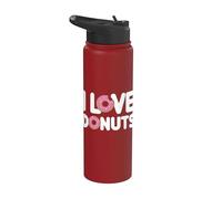 J'adore les beignets Stainless Steel Insulated Water Bottle