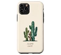 J'adore Les Cactus (déclaration Amusante) (Graphique de Cactus) Coque pour iPhone 11 Pro