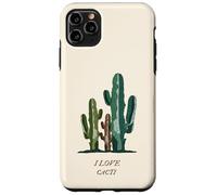 J'adore Les Cactus (déclaration Amusante) (Graphique de Cactus) Coque pour iPhone 11 Pro Max