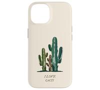 J'adore Les Cactus (déclaration Amusante) (Graphique de Cactus) Coque pour iPhone 14