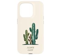 J'adore Les Cactus (déclaration Amusante) (Graphique de Cactus) Coque pour iPhone 15 Pro