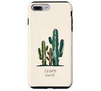 J'adore Les Cactus (déclaration Amusante) (Graphique de Cactus) Coque pour iPhone 7 Plus/8 Plus