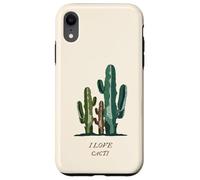 J'adore Les Cactus (déclaration Amusante) (Graphique de Cactus) Coque pour iPhone XR