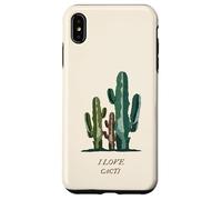 J'adore Les Cactus (déclaration Amusante) (Graphique de Cactus) Coque pour iPhone XS Max