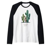 J'adore Les Cactus (déclaration Amusante) (Graphique de Cactus) Manche Raglan