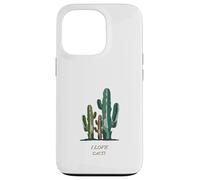 J'adore Les Cactus (Déclaration sur la Nature) Coque pour iPhone 13 Pro