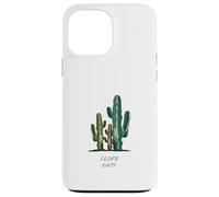 J'adore Les Cactus (Déclaration sur la Nature) Coque pour iPhone 13 Pro Max