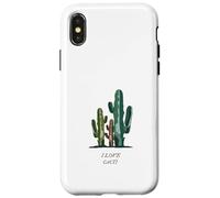 J'adore Les Cactus (Déclaration sur la Nature) Coque pour iPhone X/XS