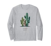 J'adore Les Cactus (Déclaration sur la Nature) Manche Longue