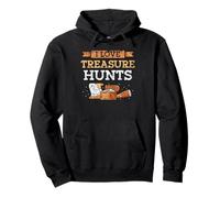 J'adore Les Chasses Au Trésor Trésors Chasse Au Trésor Sweat à Capuche