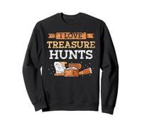 J'adore Les Chasses Au Trésor Trésors Chasse Au Trésor Sweatshirt