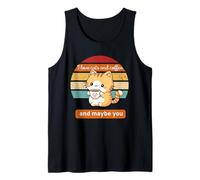 J'adore les chats et le café et peut-être toi Débardeur