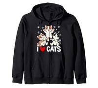 J'adore Les Chats Sweat à Capuche