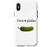 J'adore Les CORNICHONS Coque pour iPhone X/XS