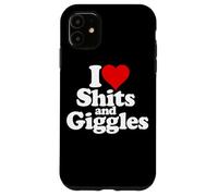 J'adore Les Crises DE CŒUR ET Les RIRES Coque pour iPhone 11