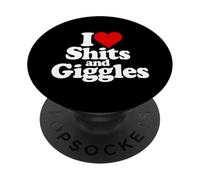 J'adore Les Crises DE CŒUR ET Les RIRES PopSockets PopGrip Adhésif