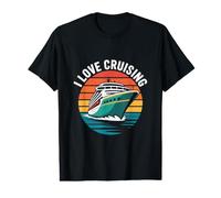 J'adore Les croisières et Les escapades au Coucher du Soleil T-Shirt Graphique avec Valeur