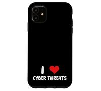 J'adore Les cybermenaces - Heart - Info Sec Security IT Tech Coque pour iPhone 11