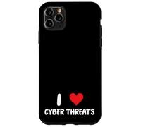 J'adore Les cybermenaces - Heart - Info Sec Security IT Tech Coque pour iPhone 11 Pro Max