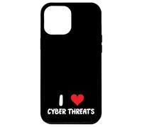 J'adore Les cybermenaces - Heart - Info Sec Security IT Tech Coque pour iPhone 12 Pro Max